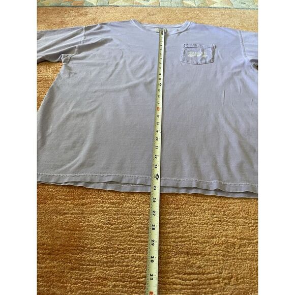Comfort Colors Lavender Homecoming Graphic Pocket T-Shirt ΦΜΣΑΕ Men’s XL - Picture 2 of 5